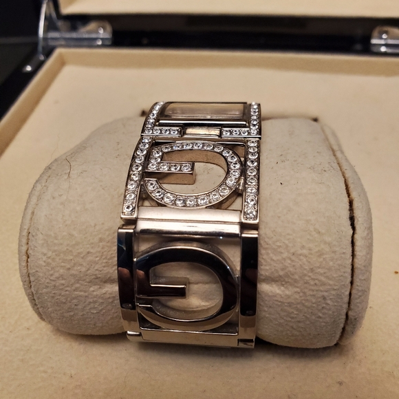 Guess Rhinestone Bangle Wristwatch - Picture 8 of 11